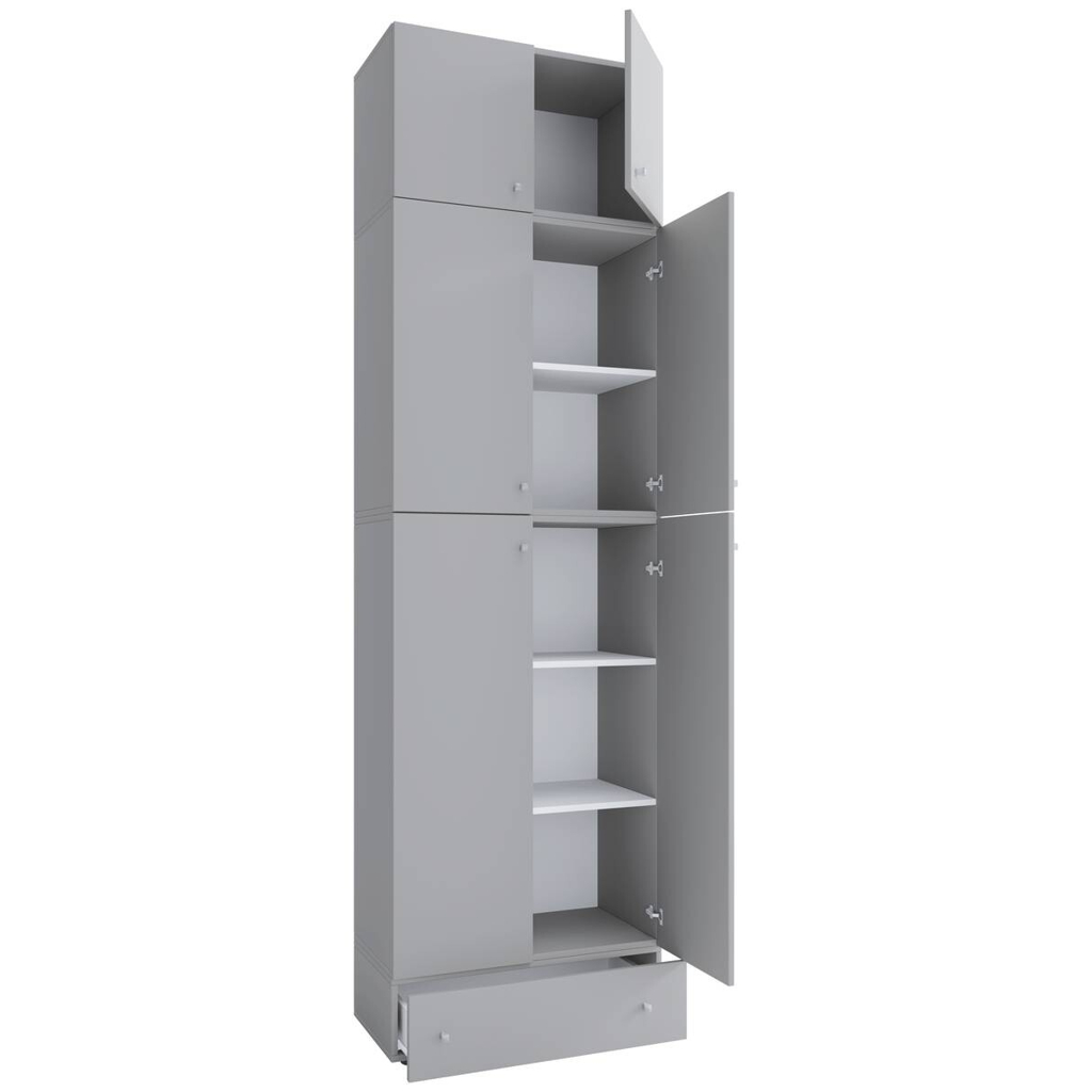 Büroschrank Lona
grau weiß B/H/T: ca. 70x240x39 cm