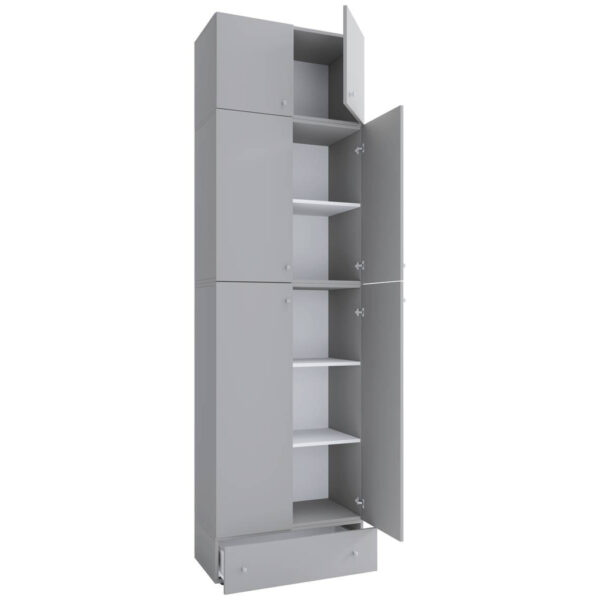 VCM Möbel Kleiderschrank Lona grau B/H/T: ca. 70x240x39 cm VCM Möbel Kleiderschrank Lona grau B/H/T: ca. 70x240x39 cm