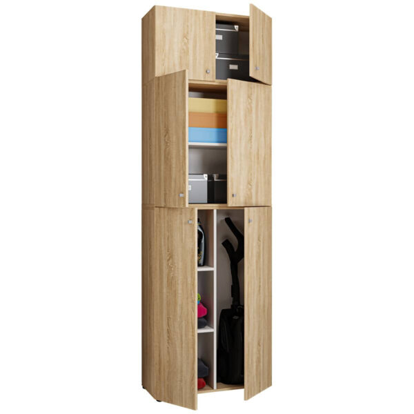 Putzschrank Lona
Eiche Sonoma Nachbildung weiß B/H/T: ca. 70x223x39 cm