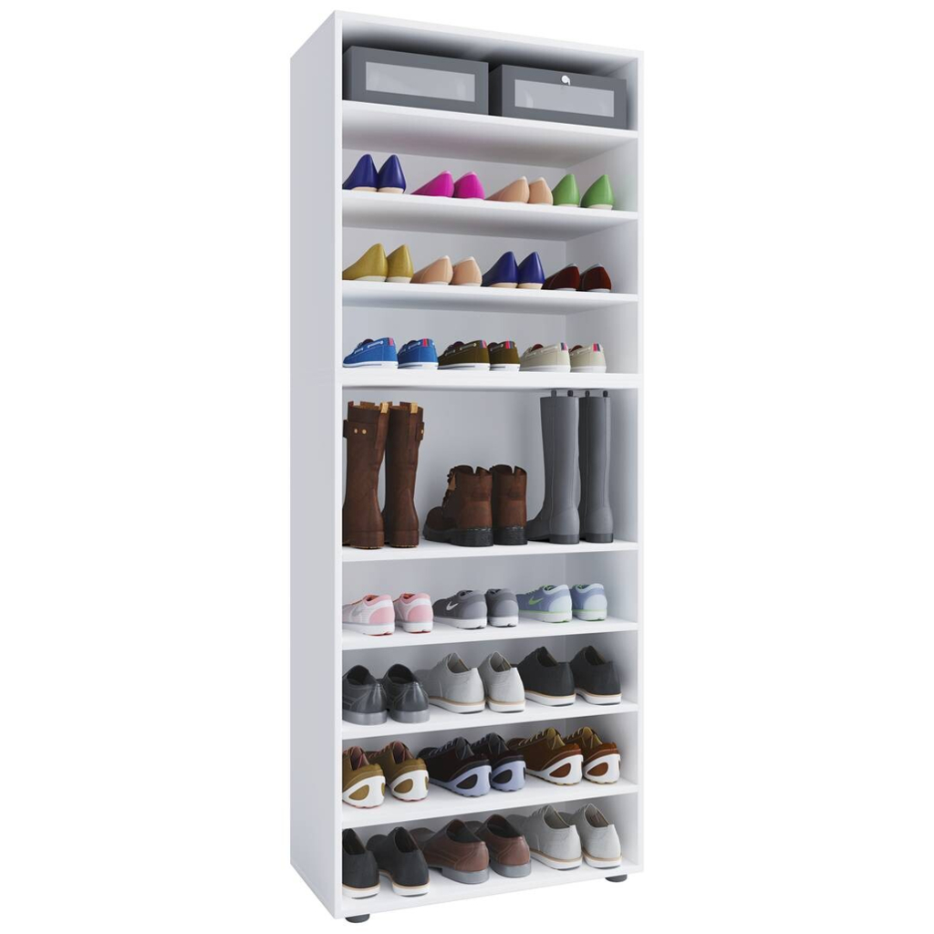 Schuhregal Lona
weiß B/H/T: ca. 70x183x37 cm