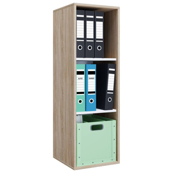 VCM Möbel Regal Lona I Eiche Sonoma Nachbildung weiß B/H/T: ca. 35x110x37 cm VCM Möbel Regal Lona I Eiche Sonoma Nachbildung weiß B/H/T: ca. 35x110x37 cm