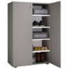VCM Möbel Schuhschrank Lona grau weiß B/H/T: ca. 70x110x39 cm