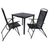 VCM Gartensitzgruppe anthrazit Aluminium B/H/T: ca. 80x76x80 cm