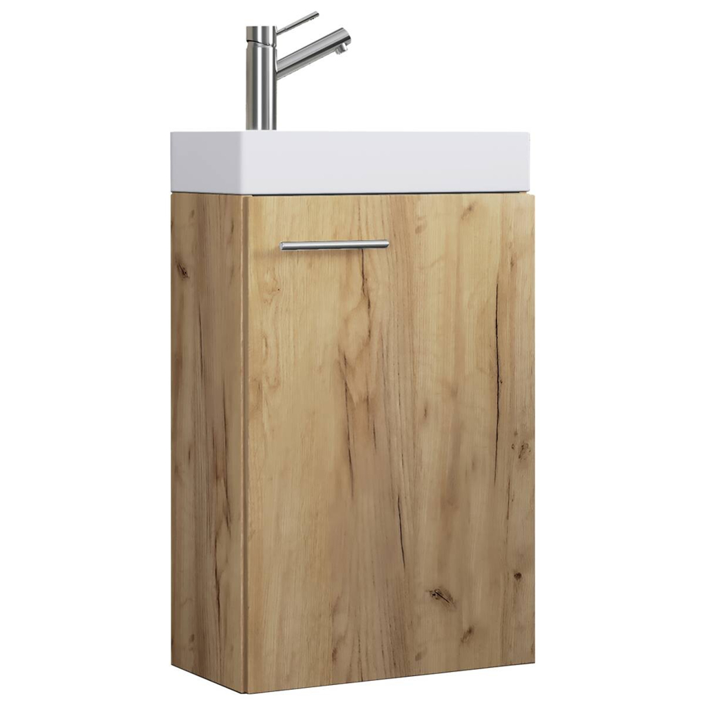 Waschplatz Slito
Eiche Honig Nachbildung weiß B/H/T: ca. 41x68x22 cm