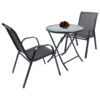 VCM Gartensitzgruppe Sonlas anthrazit Glas B/H/L: ca. 70x89x70 cm