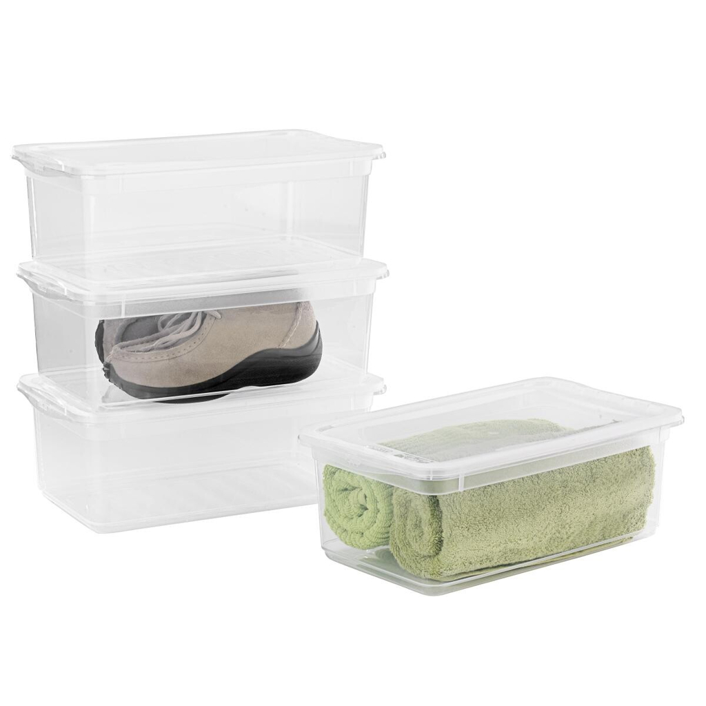 keeeper Box-Basixxset transparent B/H/L: ca. 19,5x12x33 cm