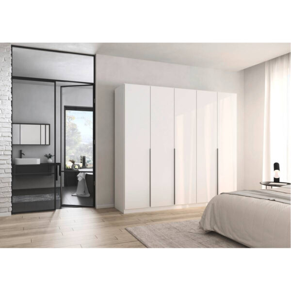 POCO Kleiderschrank Alabama Alpinweiß B/H/T: ca. 225x210x54 cm