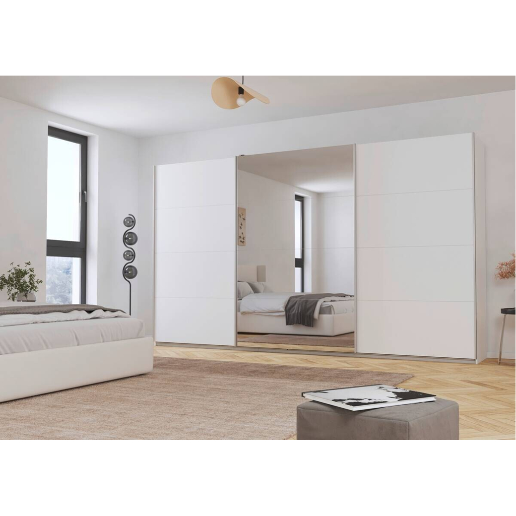 POCO Kleiderschrank Kulmbach Alpinweiß B/H/T: ca. 360x210x62 cm