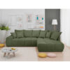 POCO Ecksofa grün Microfaser B/H/T: ca. 312x97x229 cm