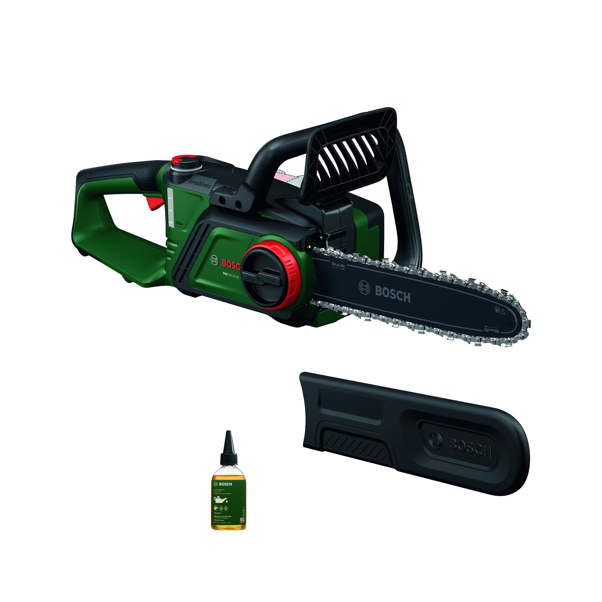 Bosch PKE18V – 30 – 28 Akku – Kettensäge solo Akku – Kettensäge ohne Akku und Ladegerät