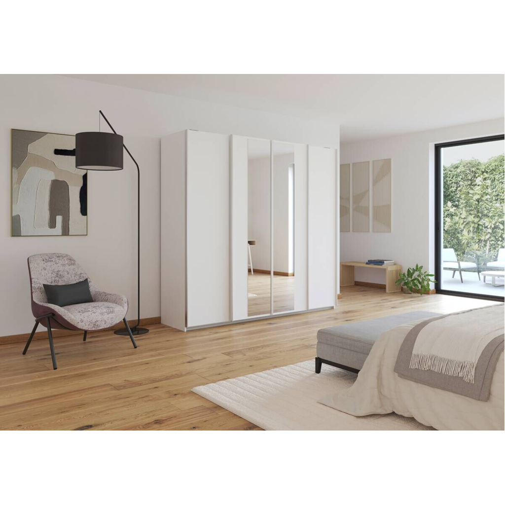 POCO Kleiderschrank Altera Alpinweiß B/H/T: ca. 226x211x62 cm