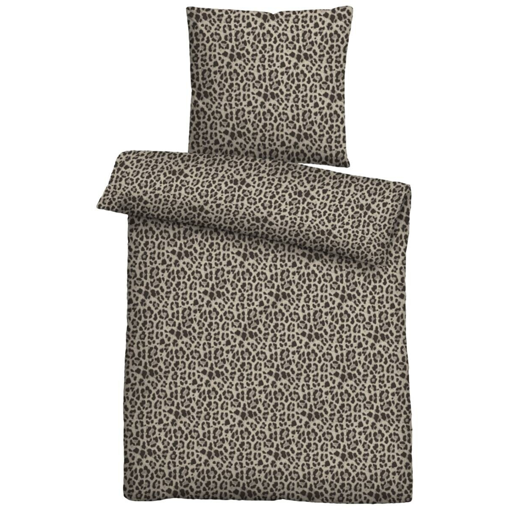POCO Baumwoll Bettwäsche Renforce braun Baumwolle B/L: ca. 155x220 cm