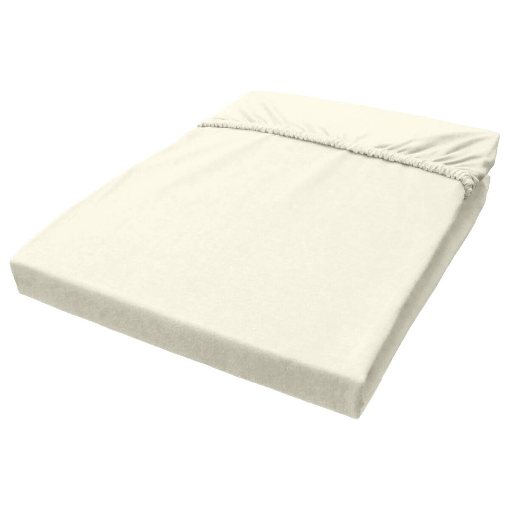 Trendline by Biberna Boxspring Spannbetttuch ecru Baumwolle B/L: ca. 100x200 cm