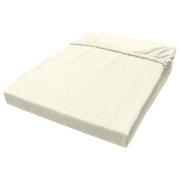 Trendline by Biberna Boxspring Spannbetttuch ecru Baumwolle B/H/L: ca. 180x40x200 cm Trendline by Biberna Boxspring Spannbetttuch ecru Baumwolle B/H/L: ca. 180x40x200 cm