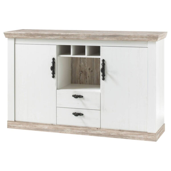 POCO Sideboard Florenz weiß Pinie B/H/T: ca. 167x104x44 cm