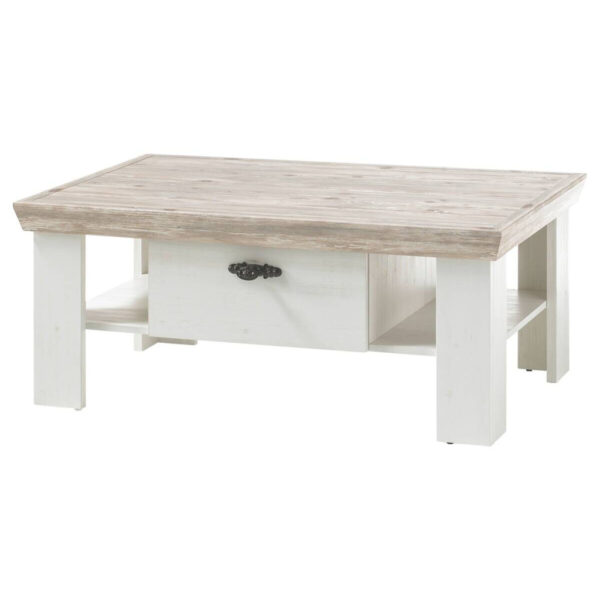 4054574088755 Couchtisch Florenz
weiß Pinie B/H/T: ca. 109x45x69 cm