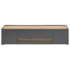 POCO TV-Lowboard City Eiche Wotan Nachbildung anthrazit B/H/T: ca. 170x40x45 cm