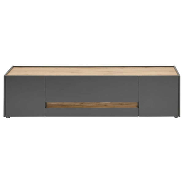 POCO TV-Lowboard City Eiche Wotan Nachbildung anthrazit B/H/T: ca. 170x40x45 cm POCO TV-Lowboard City Eiche Wotan Nachbildung anthrazit B/H/T: ca. 170x40x45 cm