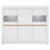 POCO Highboard Chester weiß matt B/H/T: ca. 165x132x42 cm