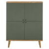 POCO Highboard Alva Eiche Evoke Coast Nachbildung salbei B/H/T: ca. 107x134x40 cm