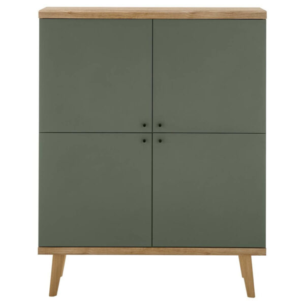 POCO Highboard Alva Eiche Evoke Coast Nachbildung salbei B/H/T: ca. 107x134x40 cm