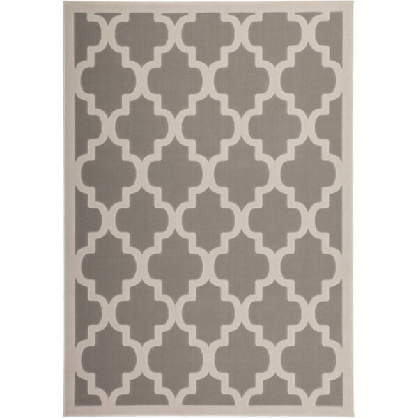 4056216081469-1 Kayoom Kurzflorteppich Manolya 2097
taupe B/L: ca. 80x150 cm