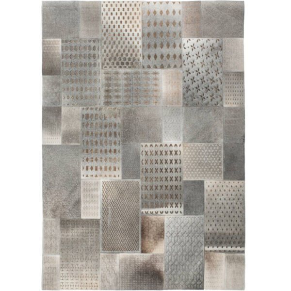 Kayoom Kurzflorteppich Gleam 560
grau B/L: ca. 120x170 cm