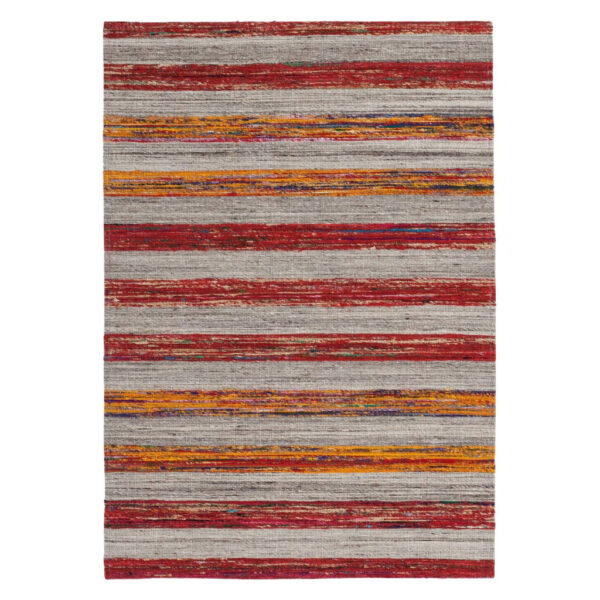 4056216443441-1 Kayoom Kurzflorteppich Duarte 210
rot B/L: ca. 120x170 cm