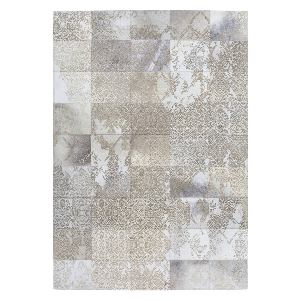 Kayoom Kurzflorteppich Cobra 343
silber B/L: ca. 75×140 cm