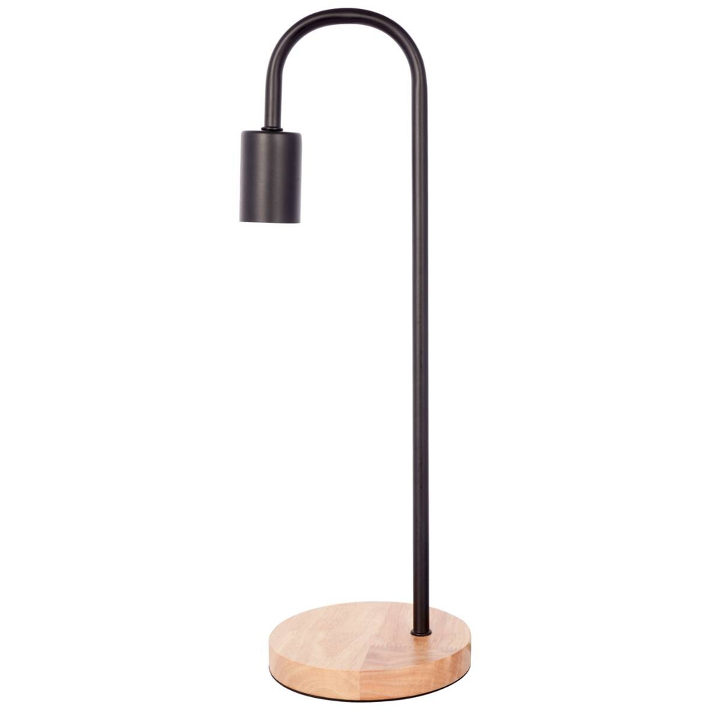 Kayoom Tischleuchte Vinara 625
schwarz Holz Metall B/H/T/D: ca. 15x47x15x15 cm E27 1 Brennstellen