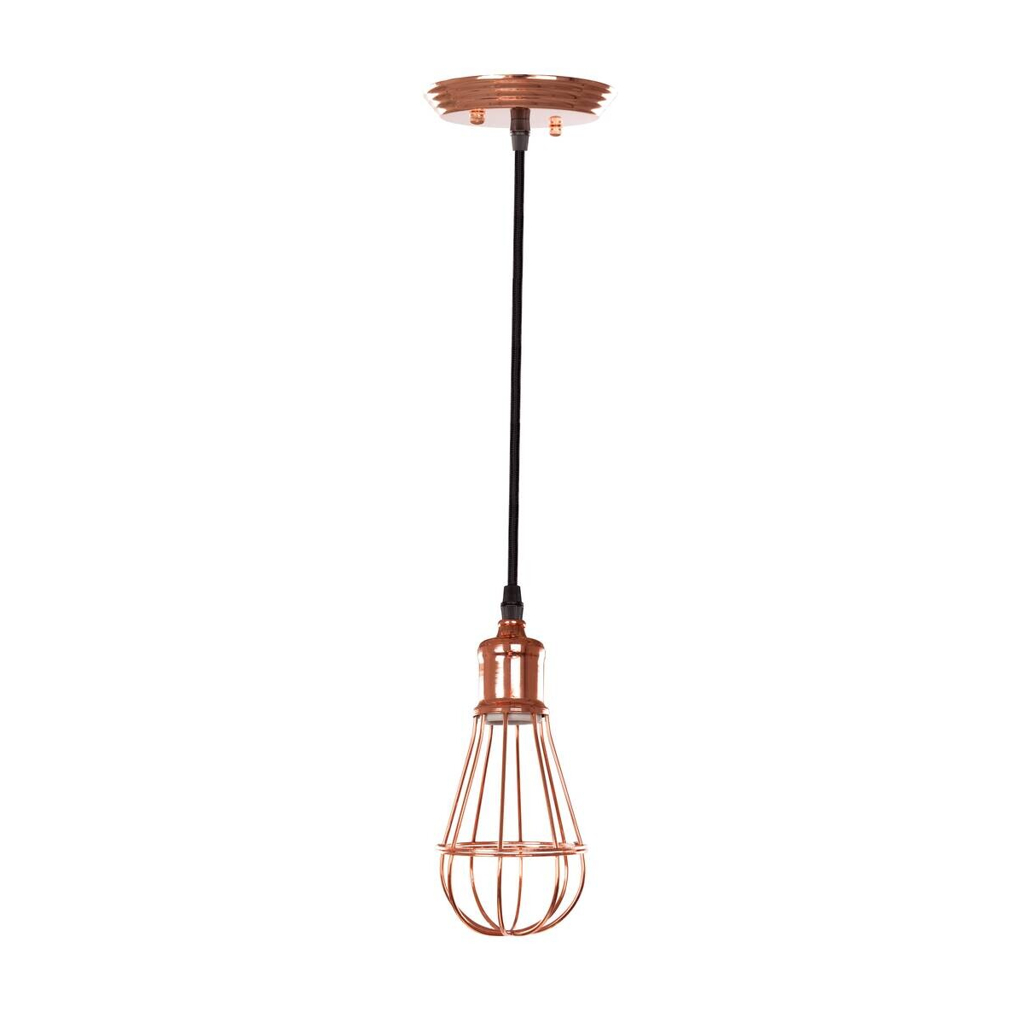 Kayoom Pendelleuchte
Kupfer Eisen B/H/L: ca. 23x10x23 cm E27 1 Brennstellen