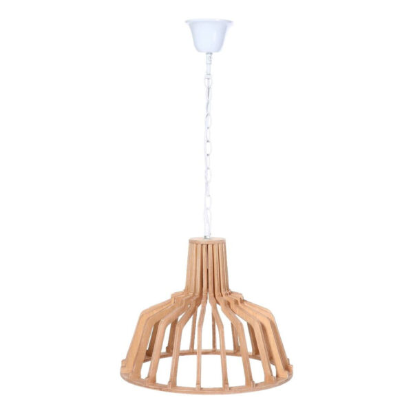 4056216565877 Kayoom Pendelleuchte Lucerna 295
natur Holzwerkstoff Eisen B/H/L: ca. 41x39x41 cm E27 1 Brennstellen