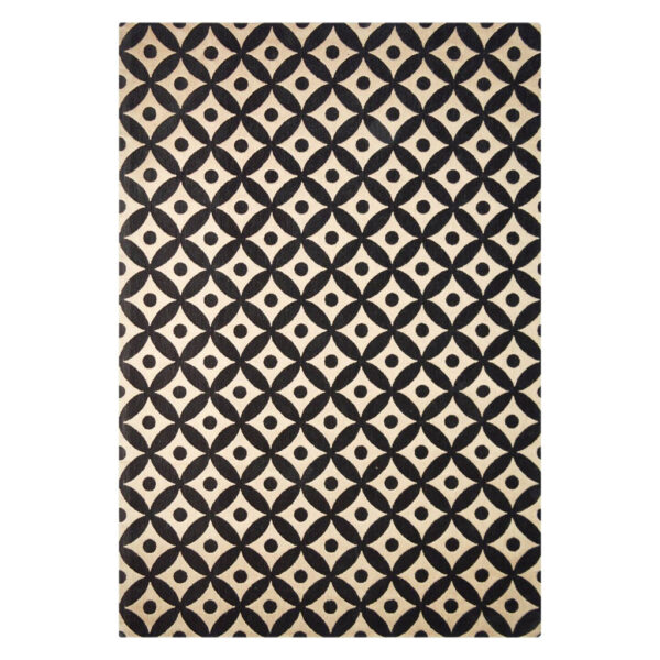 4056216569127-1 Kayoom Kurzflorteppich Scandy 210
schwarz B/L: ca. 200x290 cm