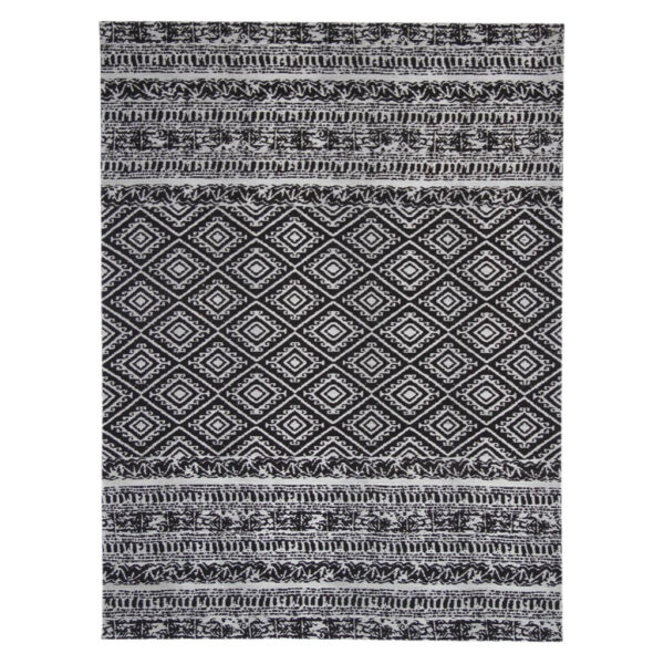 4056216581785-1 Kayoom Flachgewebeteppich Sunny 110
schwarz B/L: ca. 80x150 cm