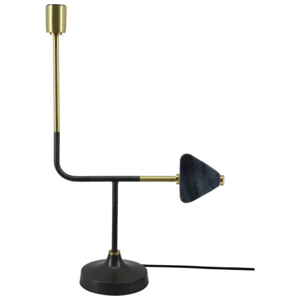Kayoom Tischleuchte Casey 287
schwarz gold B/H/T/L: ca. 18x49x18x49 cm E27 1 Brennstellen
