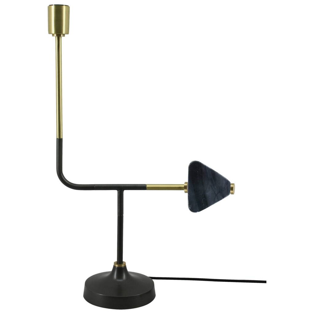 Kayoom Tischleuchte Casey 287
schwarz gold B/H/T/L: ca. 18x49x18x49 cm E27 1 Brennstellen