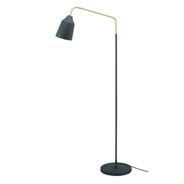 Kayoom Stehlampe
blau Eisen Kupfer B/H/L: ca. 30x160x73 cm E27 1 Brennstellen