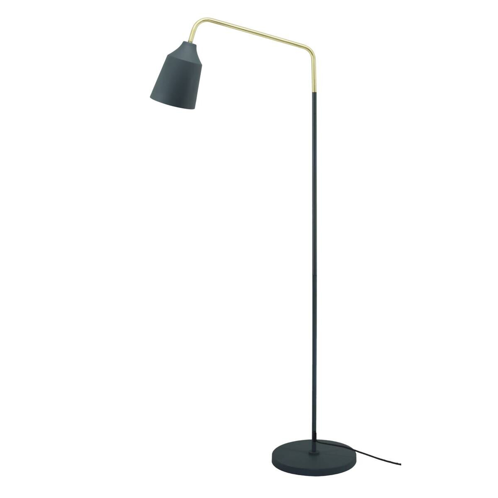 Kayoom Stehlampe
blau Eisen Kupfer B/H/L: ca. 30x160x73 cm E27 1 Brennstellen