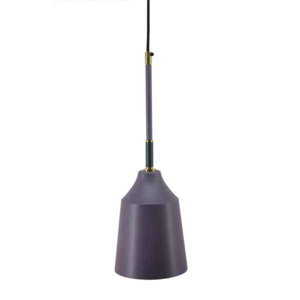 4056216613721 Kayoom Pendelleuchte Caja 387
violett Eisen B/H/L: ca. 15x45x15 cm E27 1 Brennstellen