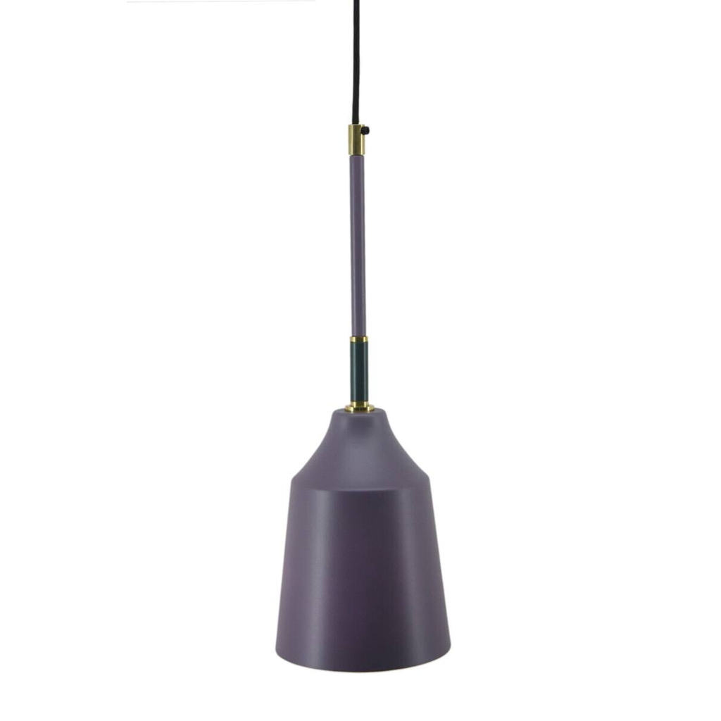Kayoom Pendelleuchte Caja 387
violett Eisen B/H/L: ca. 15x45x15 cm E27 1 Brennstellen