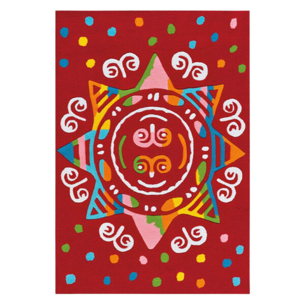 Arte Espina Kurzflorteppich Spirit Glowy 3145
rot B/L: ca. 110x160 cm