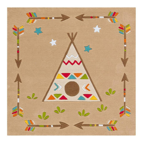 4056216674937 Arte Espina Kurzflorteppich Spirit Glowy 3142
mehrfarbig B/L: ca. 130x130 cm