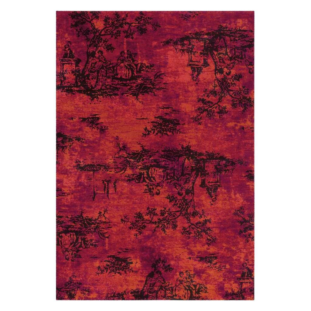 Arte Espina Flachflorteppich Vintage 5206
rot B/H/L: ca. 120×0,4×180 cm