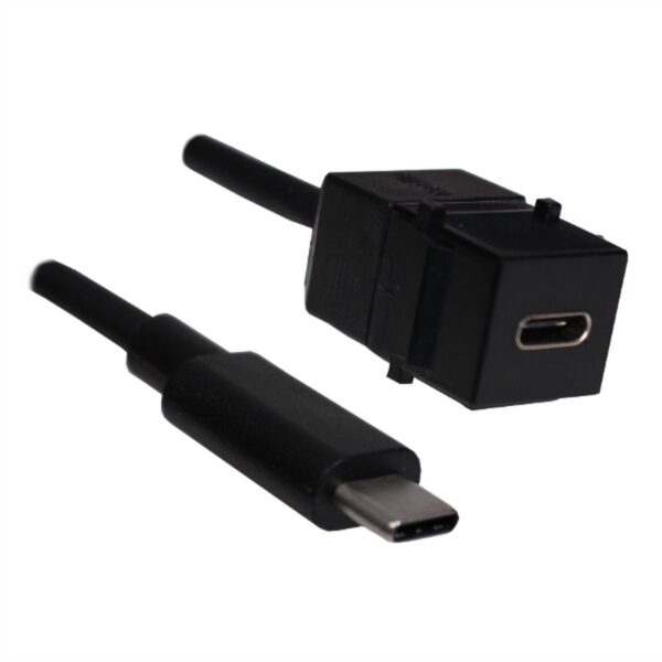 Bachmann Keystone USB – C 3.1 Modul PD 60W Buchse/Stecker