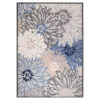 Sanat Outdoorteppich FLORAL grau B/L: ca. 120x170 cm