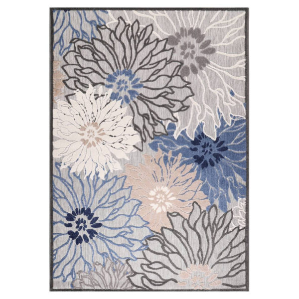 Sanat Outdoorteppich FLORAL grau B/L: ca. 120x170 cm Sanat Outdoorteppich FLORAL grau B/L: ca. 120x170 cm
