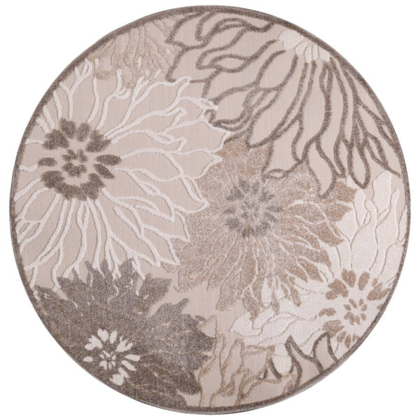 Sanat Outdoorteppich FLORAL creme D: ca. 120 cm Sanat Outdoorteppich FLORAL creme D: ca. 120 cm