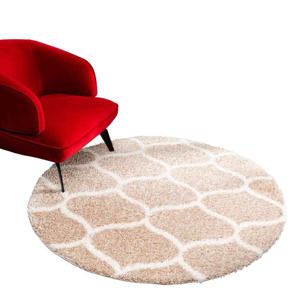 Sanat Hochflorteppich MADRID
beige D: ca. 200 cm