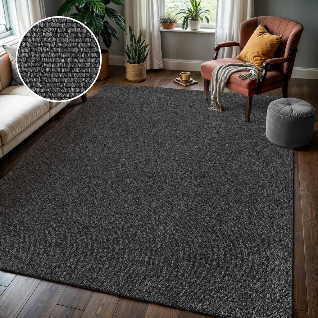 Sanat Teppich LORA PLUS
anthrazit B/L: ca. 140×200 cm