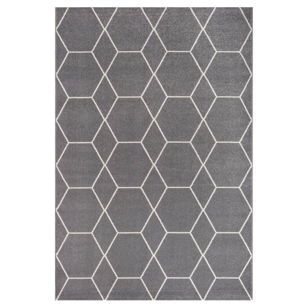 Sanat Teppich Trellis grau – verschiedene Größen